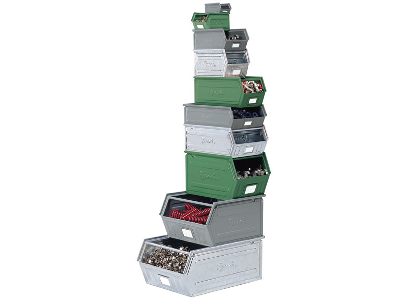 Buy Galvanised Steel Small Parts Bins Free Delivery