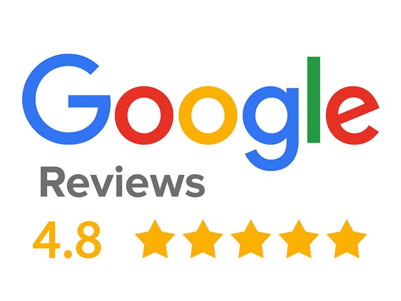 4.9 star google reviews rating