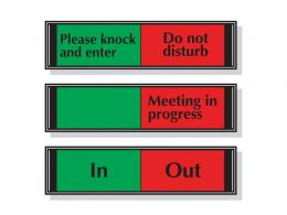 meeting in progress signs