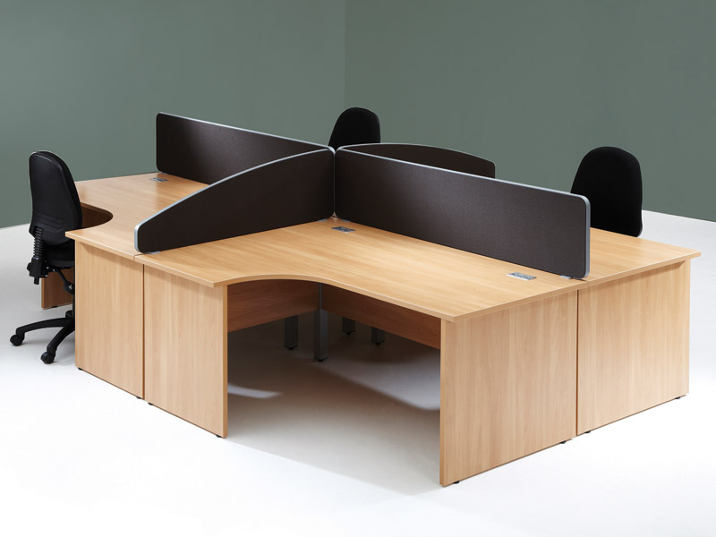 Buy Arc Top Desk Mounted Office Screens Free Delivery