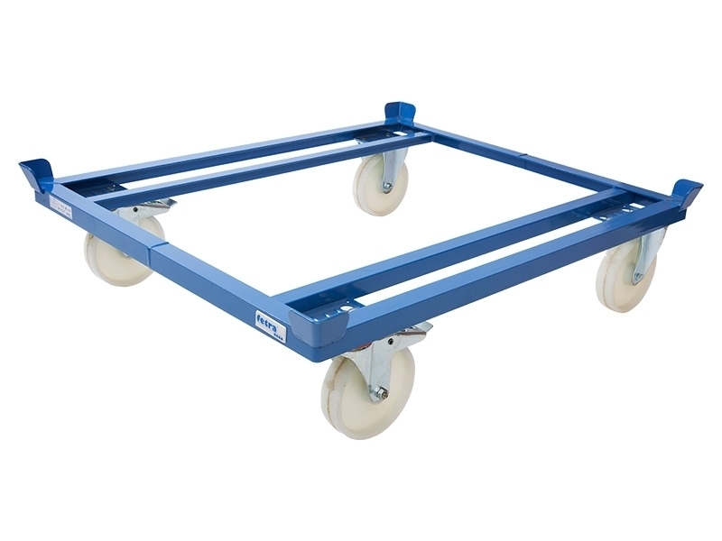 18x36 Heavy Duty Extra Long H Dolly Dual Rail 18 X 36 with 5 Inch CASTERS 