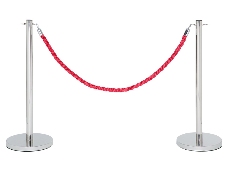 Red Rope Barrier Free Delivery