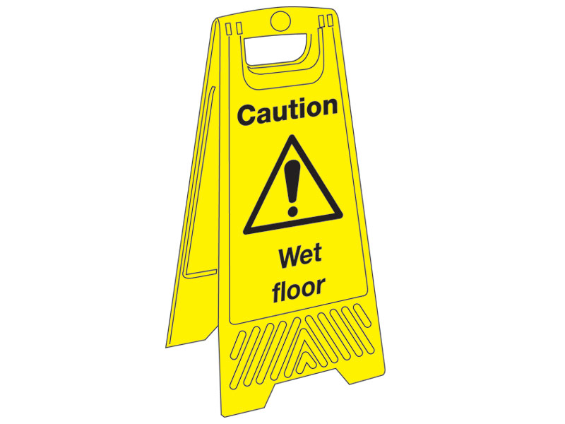 Janitorial Plastic Floor Signs Free Delivery