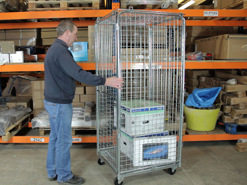 Security Cage on Wheels Free Delivery