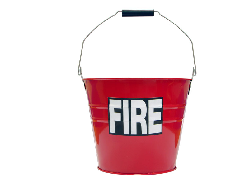 Metal Fire Bucket Free Delivery
