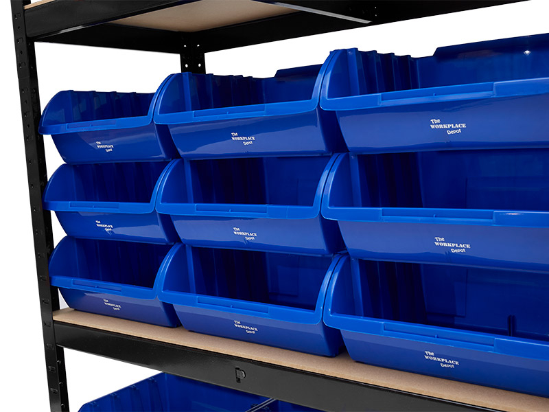 Shelf Unit with Bins Free UK Next Day Delivery