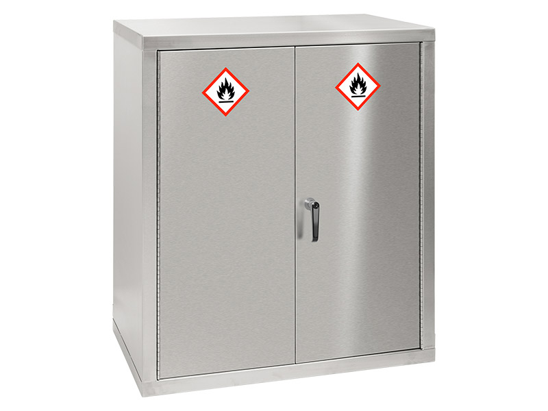 Stainless Steel COSHH Cupboard Free Delivery