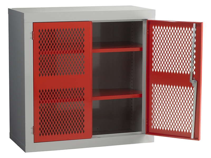 Steel Mesh Double Door, 1 Shelf Free Delivery