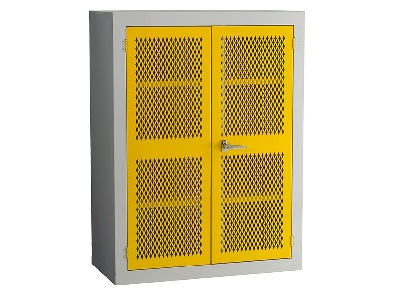 Steel Mesh Double Door, 2 Shelves Free Delivery