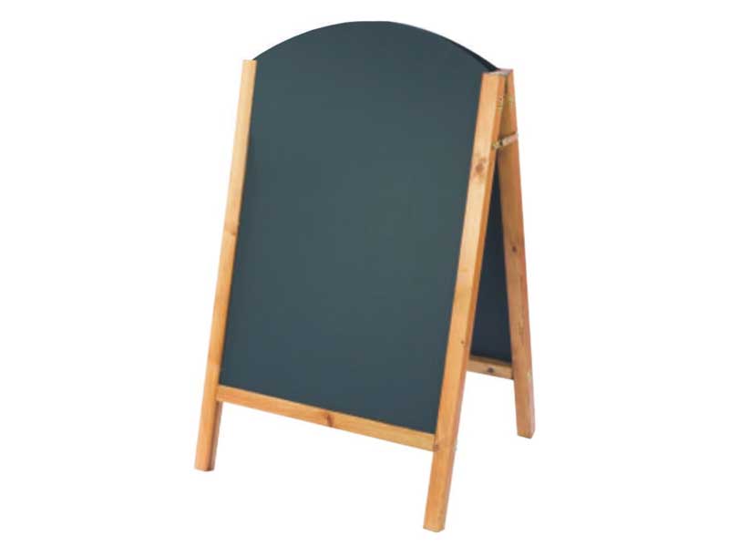 wooden framed chalk a board a board