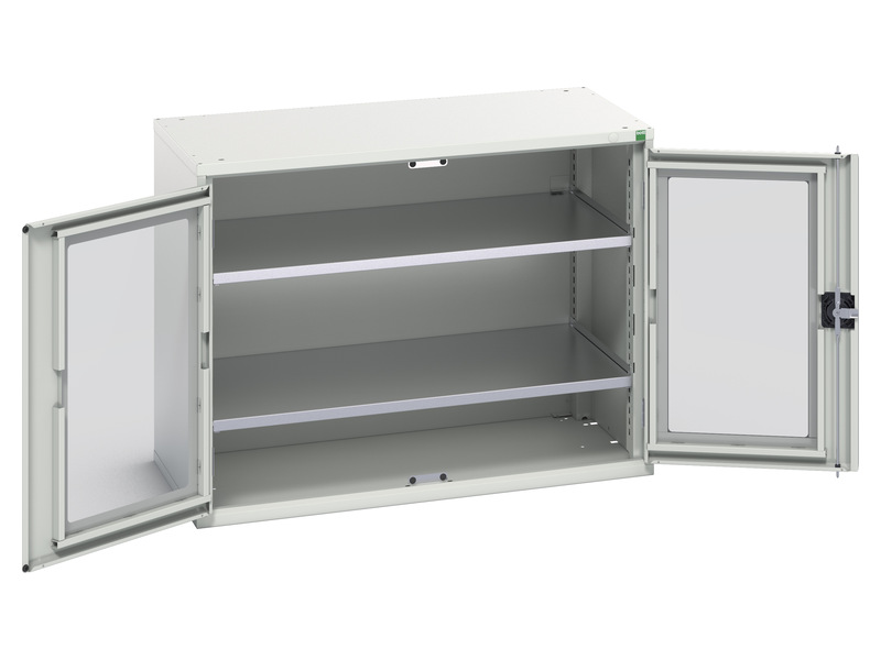 Metal Workshop Cabinets (800H x 1050W x 550L, Light Grey)