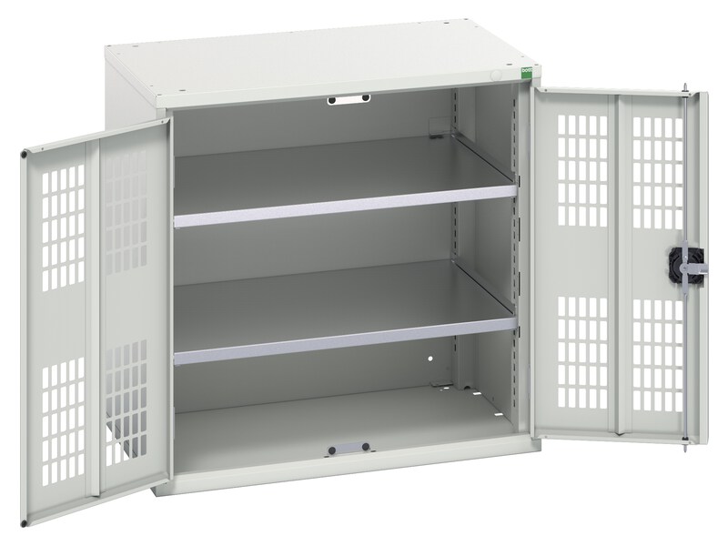 Vented Cabinet (800H x 800W x 550L, Light Grey)