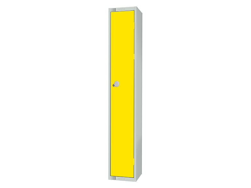Clothes Locker (1 Door, Yellow)