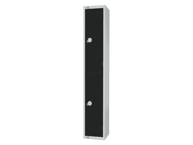 Work Lockers (2 Door, Black)