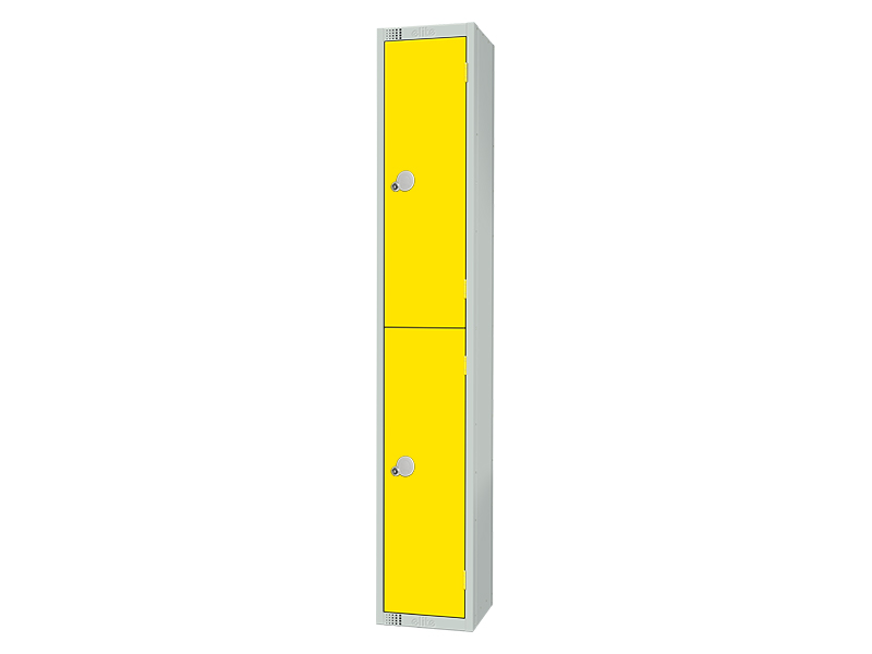 Work Lockers (2 Door, Yellow)