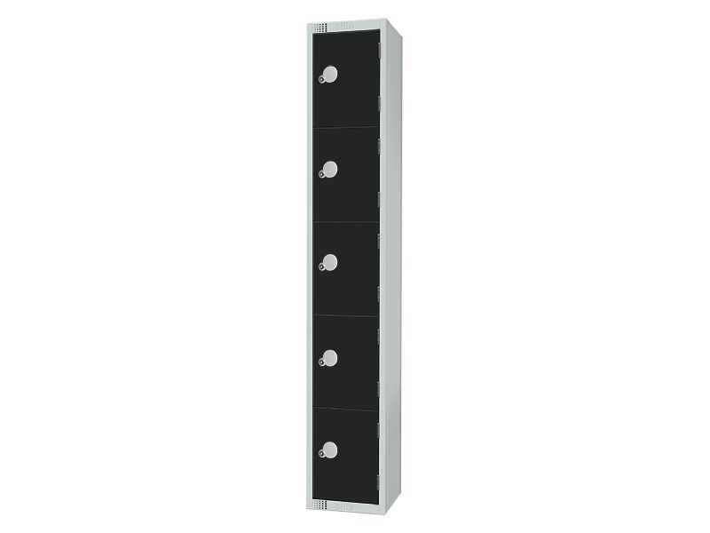 Handbag Lockers (5 Door, Black)