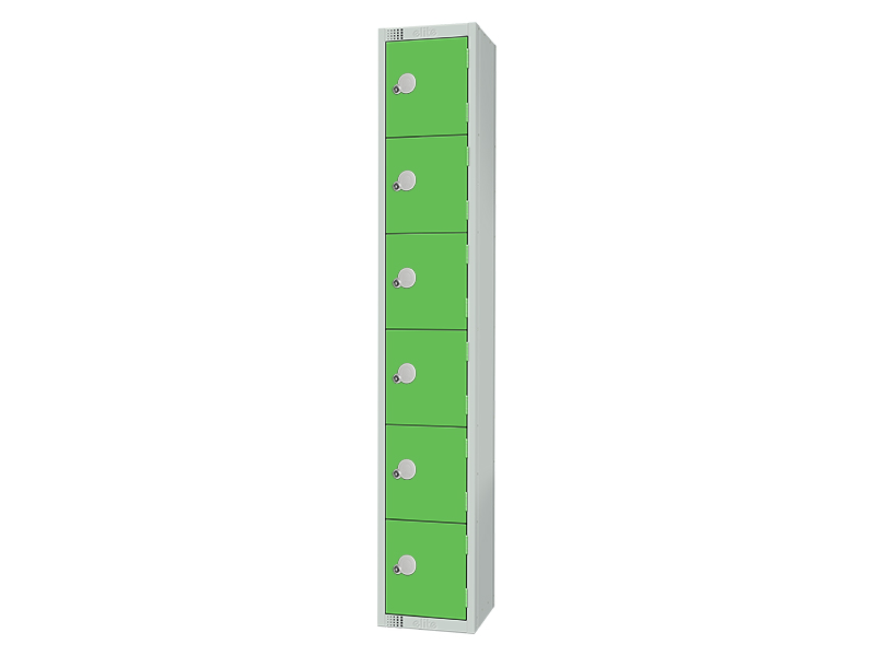 Staff Room Lockers (6 Door, Green)