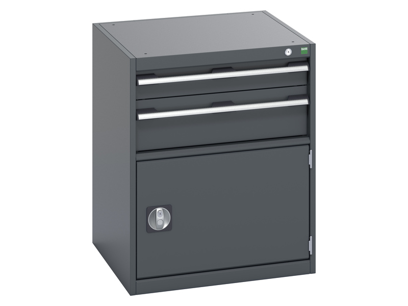 Small Drawer Cabinet (800H x 650W x 650L, Anthracite Grey / Anthracite Grey)