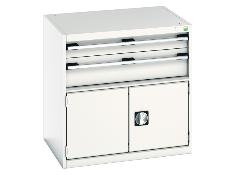 Industrial Steel Drawer Cabinet (800H x 800W x 650L, Light Grey)