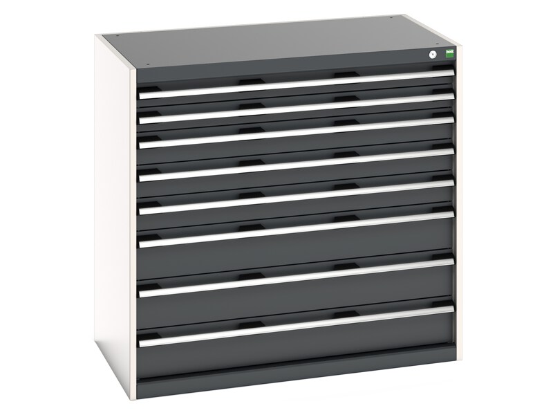 Steel Tool Cabinet (1000H x 1050W x 650L, Light Grey / Anthracite Grey)