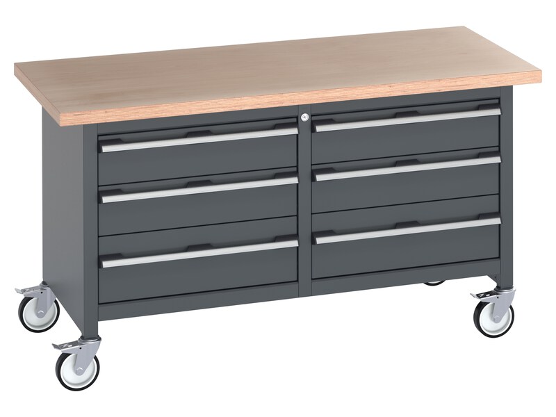 Mobile Tool Benches (Multiplex, Anthracite Grey / Anthracite Grey)