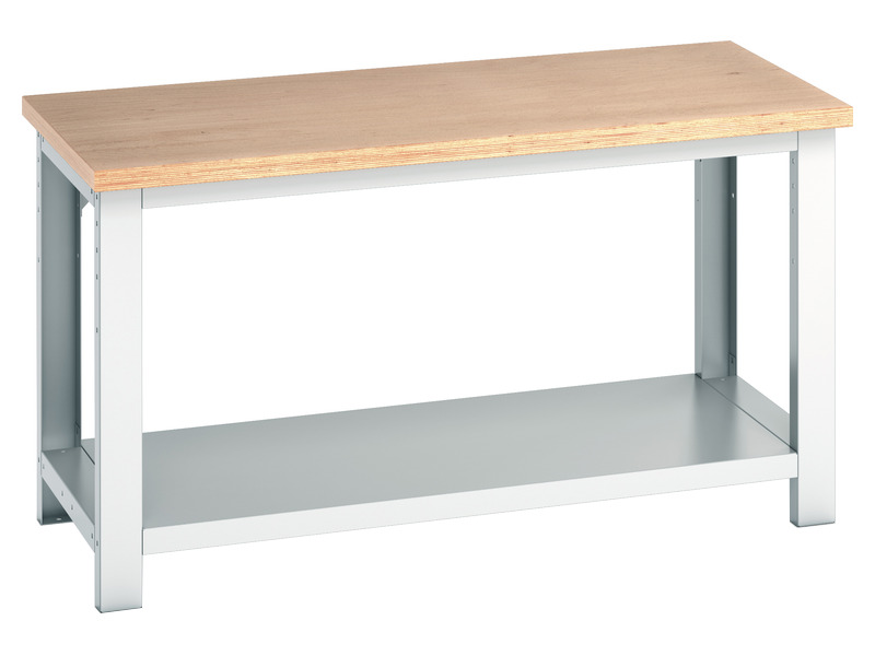 Work Bench with Shelf (840H x 1500W x 750L, Multiplex)