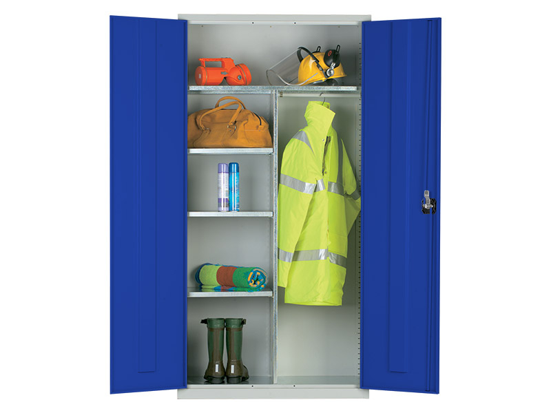Metal Storage Cabinet (Blue)