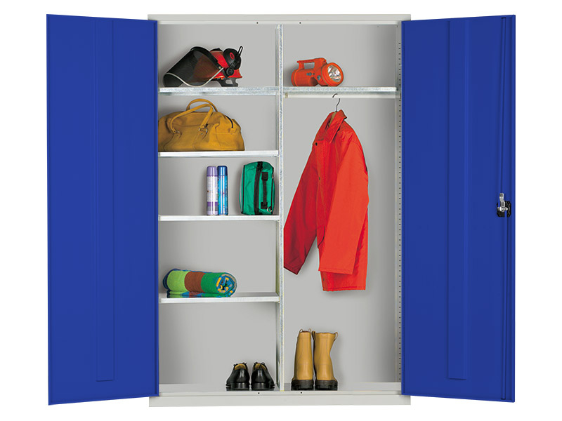 Extra Wide Storage Cabinet (Blue)