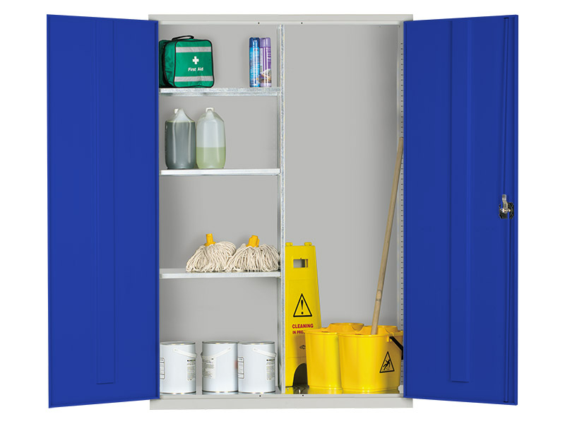 Janitors Cleaning Cupboard (Blue)