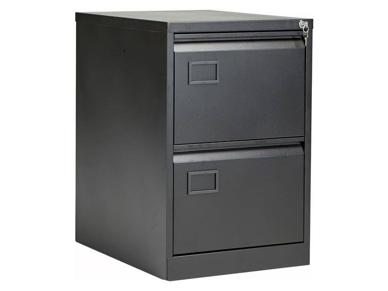 Steel Filing Cabinet (Black)