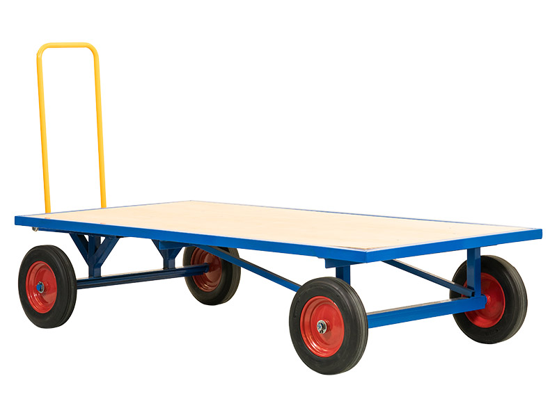 Flatbed Turntable Trolley (Pneumatic)