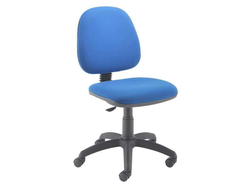 Upholstered Office Chair (Royal Blue)