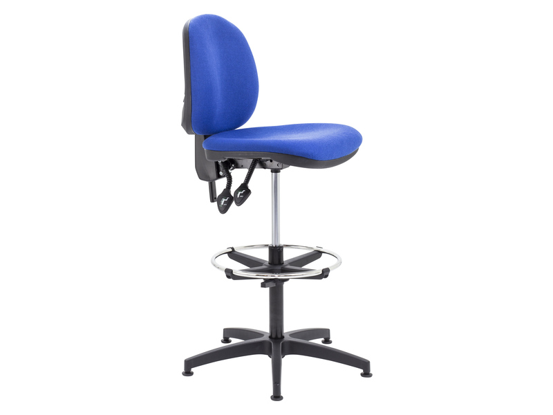 Adjustable Height Desk Chair (Royal Blue)