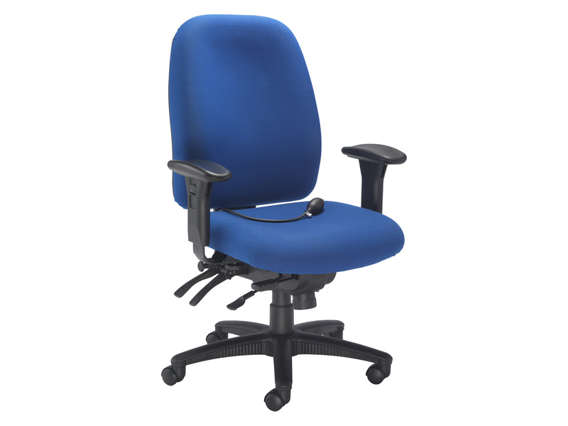 Heavy Duty Office Chairs (Royal Blue Fabric)