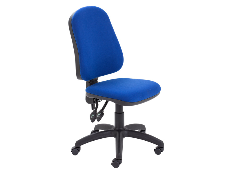 High Back Desk Chair (Royal Blue, None)