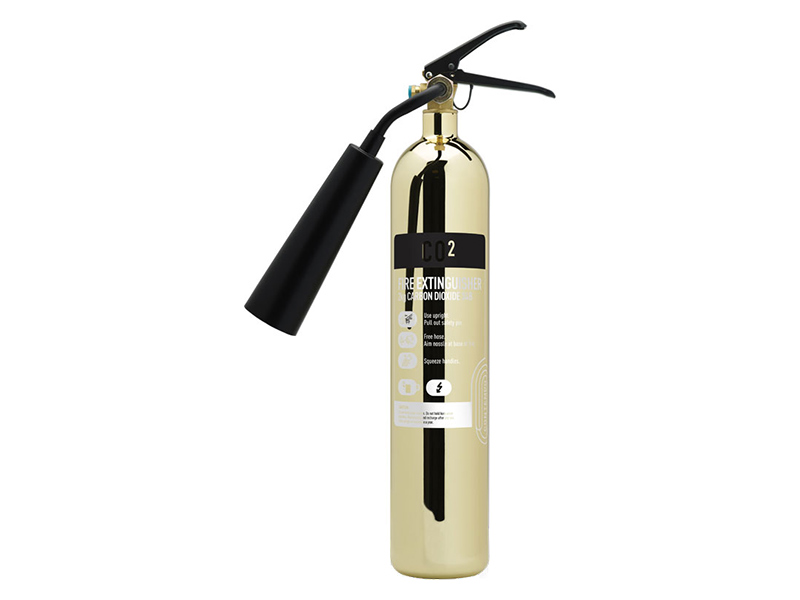 Polished Gold Fire Extinguisher (CO2)