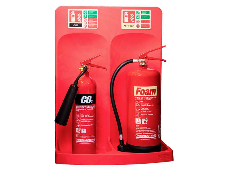 Double Extinguisher Stand