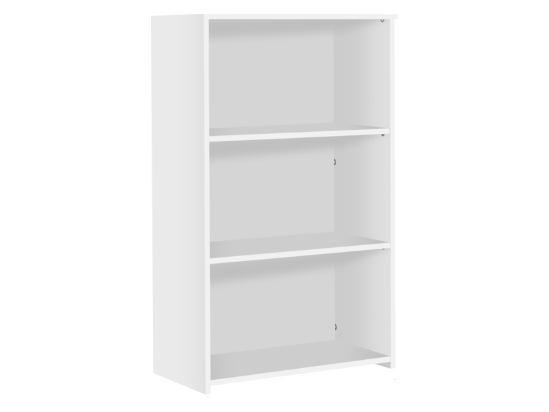 2 Shelf Bookcase (White)