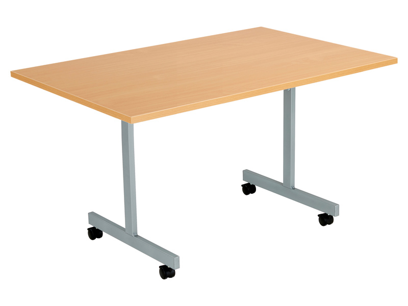 Folding Desk Table (720H x 1200W x 700L, Beech)