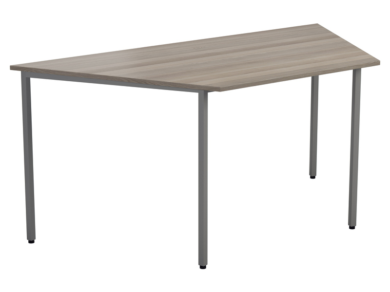 Trapezoidal Meeting Table (Grey Oak)