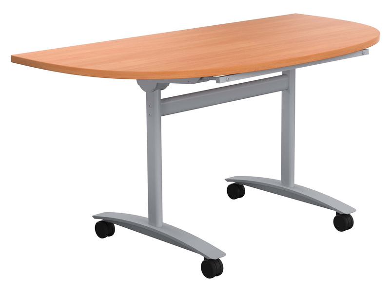 Folding Work Desk (730H x 1400W x 700L, Beech)