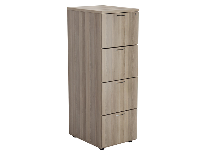 Lockable Filing Cabinet (Grey Oak)