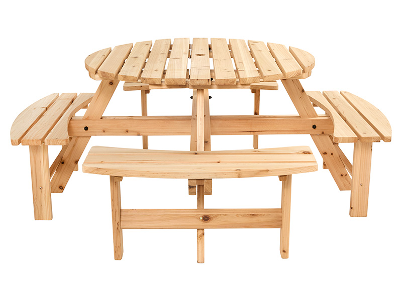 8 Seater Outdoor Bench