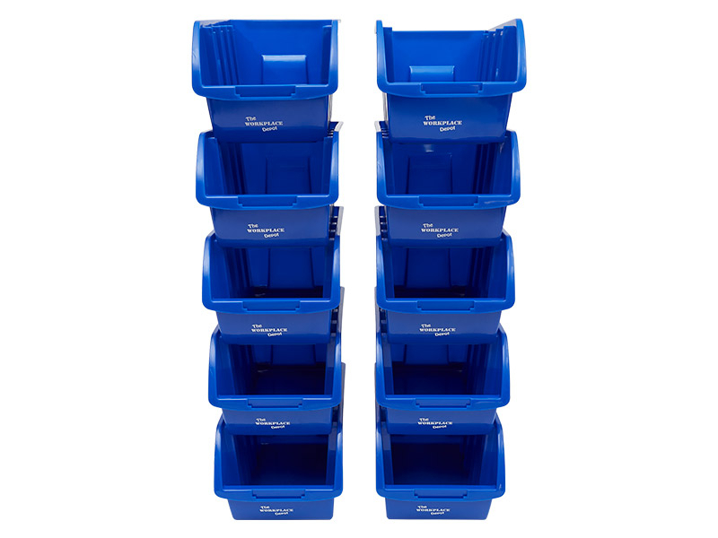 Storage Bins (Medium, Blue)