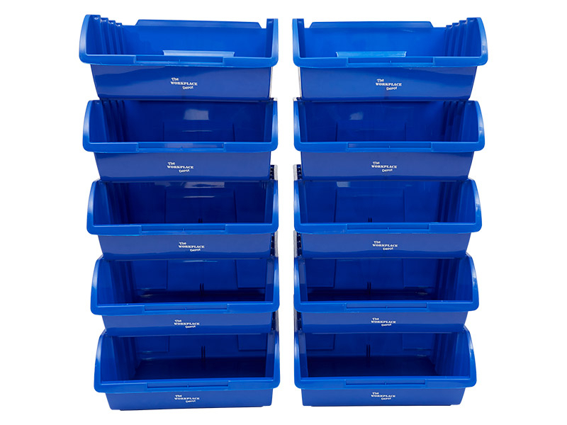 Storage Bins (Large, Blue)