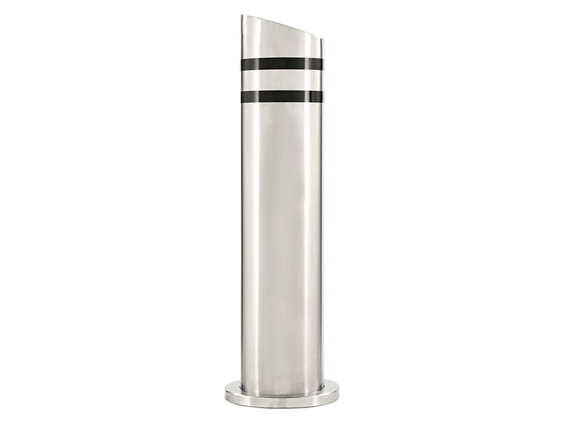 Mitre Stainless Steel Bollard (With Base Plate)