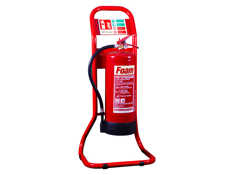 Fire Extinguisher Stand (Single, Red)