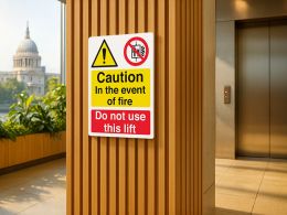 "In The Event Of Fire" Fire Safety Equipment Sign