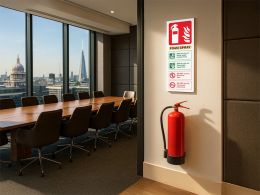 Foam Fire Extinguisher Sign