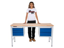 Industrial Workbench with Storage